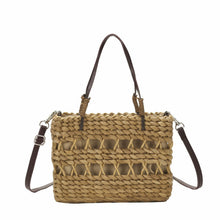 Load image into Gallery viewer, Hand-woven Square Woman's Shoulder Bag