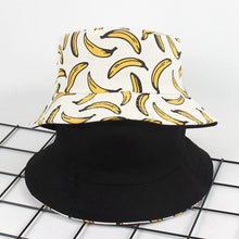 Load image into Gallery viewer, New banana Pattern Bucket Hat Girls