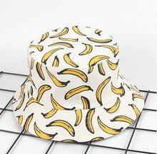 Load image into Gallery viewer, New banana Pattern Bucket Hat Girls