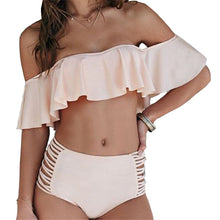 Load image into Gallery viewer, Solid Color Push Up New Sexy High Waist Beach Swimwear