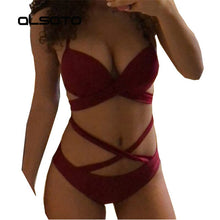 Load image into Gallery viewer, Summer Sexy High Waist New Swimwear Women Bikini Set
