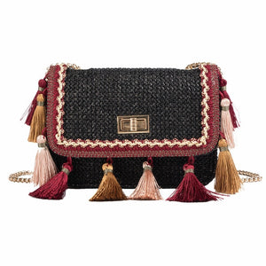 Hand-woven Candy Color Bag